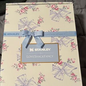 LoveShackFancy Blue and Pink Floral Gift Box